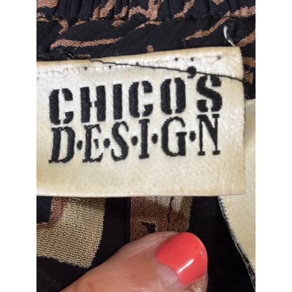 Chico's reversible maxi skirt, bohemian, travel, artsy, versatile, festival - Picture 4 of 5